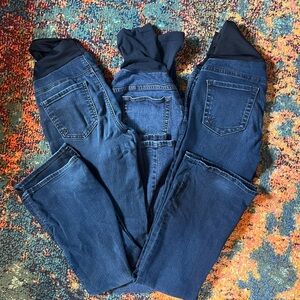 Kut from the Kloth Dark Blue Women's Maternity Indigo Blue Maternity Jean